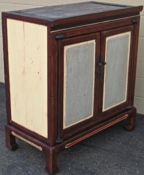Asian Style Cabinet Painted