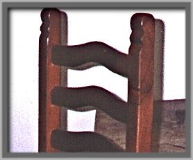 Detail Of Chair Post After Repair