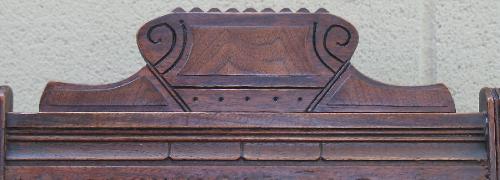 Eastlake Chair Crest Close Up
