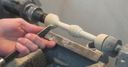 Turning A Spindle On A Lathe