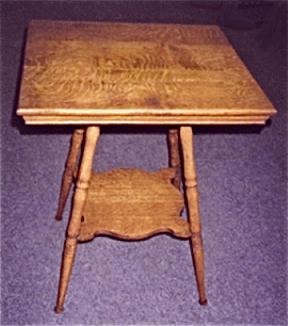 Oiled Oak Lamp Table