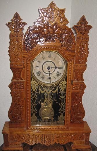 Gilbert Mantle Clock After Restoration