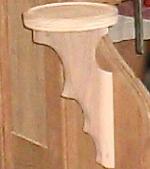 Lamp Stand Mounted On Side Of Parlor Organ