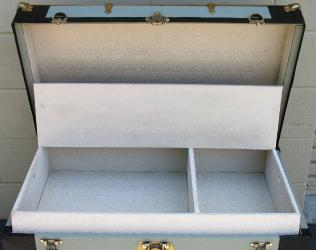 Trunk Open Showing Tray With Lid Open
